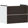 Hansgrohe Xevolos E Umývadlová skrinka 78x58x48 cm, 2 zásuvky, matná biela/tmavý dub 54178730-HG Hansgrohe Xevolos E Umývadlová skrinka 78x58x48 cm, 2 zásuvky, matná biela/tmavý dub 54178730-HG