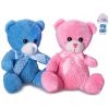Mikro trading Medvídek plyšový - 12 cm - sedící s mašlí - 2 barvy Mikro trading Medvídek plyšový - 12 cm - sedící s mašlí - 2 barvy