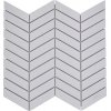 Keramická mozaika CHEV 21 Chevron uni biela matná 28,85x30,25 cm Keramická mozaika CHEV 21 Chevron uni biela matná 28,85x30,25 cm