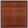 airRoxy PPZ 125 Plastová protidešťová žaluzie 170x170 mm, hnědá airRoxy PPZ 125 Plastová protidešťová žaluzie 170x170 mm, hnědá