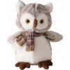 PLYŠOVÁ SOVA 25 CM POLYESTER SIVÁ HRAČKA PRE DETI PLYŠOVÁ SOVA 25 CM POLYESTER SIVÁ HRAČKA PRE DETI