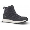 Quechua pánska turistická obuv NH500 do snehu polovysoká čierna