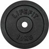 Lifefit Kotúč 10kg kovový pre 30mm tyč Lifefit Kotúč 10kg kovový pre 30mm tyč