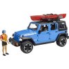 Bruder 2529 Jeep Wrangler Rubicon s kajakom a figúrkou Bruder 2529 Jeep Wrangler Rubicon s kajakom a figúrkou
