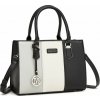 Miss Lulu Elegantná trojfarebná kabelka sivá