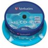 Verbatim CD-R 700MB 52x, 25ks Verbatim CD-R 700MB 52x, 25ks