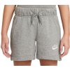 Dievčenské šortky Nike Sportswear Club FT 5 - carbon heather/white - Sivý (XL) Dievčenské šortky Nike Sportswear Club FT 5 - carbon heather/white - Sivý (XL)