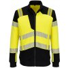 Portwest FR717 PW3 Modaflame Knit Hi-Vis FR mikina s úplným zipsom, Veľkosť S, Farba Yellow/Black Portwest FR717 PW3 Modaflame Knit Hi-Vis FR mikina s úplným zipsom, Veľkosť S, Farba Yellow/Black