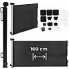 Bezpečnostná roletová brána 160 cm na schody a dvere čierna ECOTOYS Bezpečnostná roletová brána 160 cm na schody a dvere čierna ECOTOYS