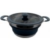 Skladací hrniec Vango CUISINE 1.5L NON-STICK CASSEROLE Čierna,Strieborná Skladací hrniec Vango CUISINE 1.5L NON-STICK CASSEROLE Čierna,Strieborná