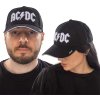 Šiltovka AC/DC - White Logo, Unisex,Čierna,Univerzálna Šiltovka AC/DC - White Logo, Unisex,Čierna,Univerzálna