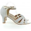Dámske trblietavé sandále NICOL biele Dámske trblietavé sandále NICOL biele