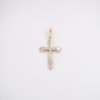 Lillian Vassago Exkluzívny prívesok krížik s Ježišom v kombinovanom zlate LLV01-GP029 Lillian Vassago Exkluzívny prívesok krížik s Ježišom v kombinovanom zlate LLV01-GP029