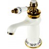 Izmir White & Gold retro umývadlová batéria Izmir White & Gold retro umývadlová batéria