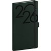 NOTIQUE Vreckový diár Ajax 2026, zelený, 9 x 15,5 cm NOTIQUE Vreckový diár Ajax 2026, zelený, 9 x 15,5 cm