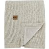 EKO pletená deka s podšívkou Beige