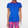 Dámska polokošeľa J.Lindeberg Cara Polo Club Blue S Dámska polokošeľa J.Lindeberg Cara Polo Club Blue S