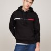 Tommy Hilfiger Pullover Hoodie MW0MW37361BDS Čierna