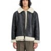 Alpha Industries B-3 Faux Leather zimná bunda black čierna
