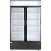 Barová chladnička s podsvieteným panelom, dvojdverová, Arktic, 512L, Čierna, 220-240V/510W, 1120x585x(H)1900mm Barová chladnička s podsvieteným panelom, dvojdverová, Arktic, 512L, Čierna, 220-240V/510W, 1120x585x(H)1900mm