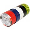 YATO izolačná páska elektrikárska 10 Ks 12x10x0,13 mm YATO izolačná páska elektrikárska 10 Ks 12x10x0,13 mm