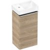 Hansgrohe Xelu Q Skrinka s umývadielkom, 63x34x27 cm, 1 dvierka, pánty vľavo, prírodný dub/chróm 54364000-HG Hansgrohe Xelu Q Skrinka s umývadielkom, 63x34x27 cm, 1 dvierka, pánty vľavo, prírodný dub/chróm 54364000-HG