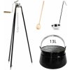 Perfect Home Kotlík s trojnožkou, varechou, naberačkou, 13L, 4ks, Set-115