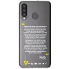 Picasee silikónový prehľadný obal pre Huawei P30 Lite - Kazma - BUĎTE TROCHU YESMANI Picasee silikónový prehľadný obal pre Huawei P30 Lite - Kazma - BUĎTE TROCHU YESMANI