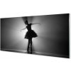 Obraz plexi Baletka sivé pozadie 100x50 cm Obraz plexi Baletka sivé pozadie 100x50 cm