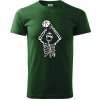 Basketbal kostra - Tričko extra veľké (5-8XL) - 5XL ( Fľaškovozelená ) Basketbal kostra - Tričko extra veľké (5-8XL) - 5XL ( Fľaškovozelená )