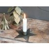 Chic Antique Bronzový antik svietnik na úzku sviečku v tvare hviezdy Star - 13*2,5cm - Chic Antique Chic Antique Bronzový antik svietnik na úzku sviečku v tvare hviezdy Star - 13*2,5cm - Chic Antique