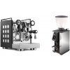Rocket Espresso Appartamento, black/white + Stone Espresso Pebble, chrome Rocket Espresso Appartamento, black/white + Stone Espresso Pebble, chrome