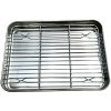 Grilovací plech na pečenie s mriežkou, 26x20cm Grilovací plech na pečenie s mriežkou, 26x20cm