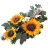 Smútočný aranžmán betonka exclusive umelé slnečnice, gerbery & doplnky 60cm x 32cm x 18cm Smútočný aranžmán betonka exclusive umelé slnečnice, gerbery & doplnky 60cm x 32cm x 18cm