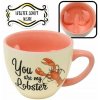 CurePink Keramický hrnek 3D Friends Přátelé You Are My Lobster SC 285 ml CurePink Keramický hrnek 3D Friends Přátelé You Are My Lobster SC 285 ml