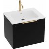 Lavita OREGON set umývadlo + skrinka 60 cm, čierna matná, 60 x 45,5 x 47 cm, 5900378345442 Lavita OREGON set umývadlo + skrinka 60 cm, čierna matná, 60 x 45,5 x 47 cm, 5900378345442