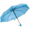Verk 25011 deštník skládací s kapkami modrý