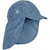 Enfant Modrá vzorovaná šiltovka s UV ochranou a predĺženým zadným dielom
