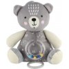 Medvedík naťahovací hrací strojček hrkálka plyš 17x20cm Medvedík naťahovací hrací strojček hrkálka plyš 17x20cm