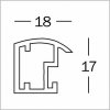 Walther Trendstyle cierna 30x45 plast KP045B Walther Trendstyle cierna 30x45 plast KP045B