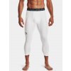 Pánske športové legíny Under Armour UA HG Armour 3/4 Legging-WHT – biele Velikost: XL Pánske športové legíny Under Armour UA HG Armour 3/4 Legging-WHT – biele Velikost: XL