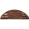 Najkoberce Nášľap na schody Adagio hnedý 64x22 cm + 3.5 cm záhyb Najkoberce Nášľap na schody Adagio hnedý 64x22 cm + 3.5 cm záhyb