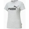 Puma Tričká s krátkym rukávom Ess Logo Tee Šedá Puma Tričká s krátkym rukávom Ess Logo Tee Šedá