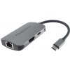 Redukcia PremiumCord USB-C na HDMI + RJ45 + PD adaptér, hliníkové púzdro (KU31DOCK18) Redukcia PremiumCord USB-C na HDMI + RJ45 + PD adaptér, hliníkové púzdro (KU31DOCK18)