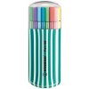 Fixky, sada, 1 mm, tyrkysové puzdro, STABILO Pen 68 Zebrui, 20 rôznych farieb Fixky, sada, 1 mm, tyrkysové puzdro, STABILO Pen 68 Zebrui, 20 rôznych farieb