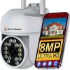 OTOČNÁ VONKAJŠIA WIFI IP KAMERA 8MPX 4K ULTRA HD AUDIO APLIKÁCIA 4X ZOOM OTOČNÁ VONKAJŠIA WIFI IP KAMERA 8MPX 4K ULTRA HD AUDIO APLIKÁCIA 4X ZOOM