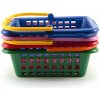 LORI Nákupný košík plast 30x11x27cm 4 farby 12m+ LORI Nákupný košík plast 30x11x27cm 4 farby 12m+