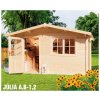 BPP Záhradná drevená chatka Júlia B2 40 mm bez terasy BPP Záhradná drevená chatka Júlia B2 40 mm bez terasy