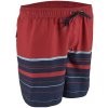 Quiksilver pánske plážové šortky Aquastripe 17' červené