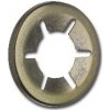 Pojistný kroužek na hřídel bez krytky 12 mm, pružinová ocel brunýrovaná Pojistný kroužek na hřídel bez krytky 12 mm, pružinová ocel brunýrovaná